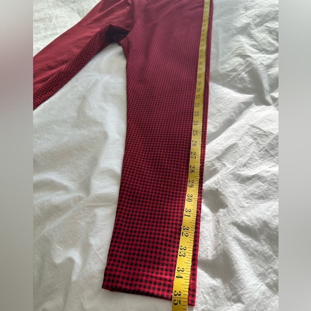 J. Jill Red Pima Cotton Leggings, size medium - Picture 6 of 7